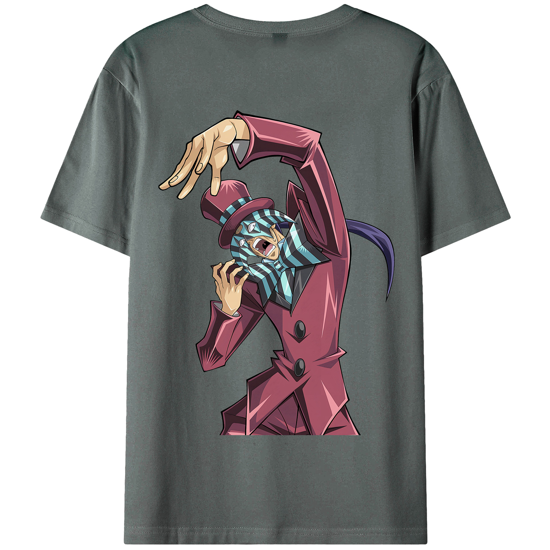 （画像用） 遊☆戯☆王 Yu-Gi-Oh! 綿100％半袖Tシャツ（背面プリント）